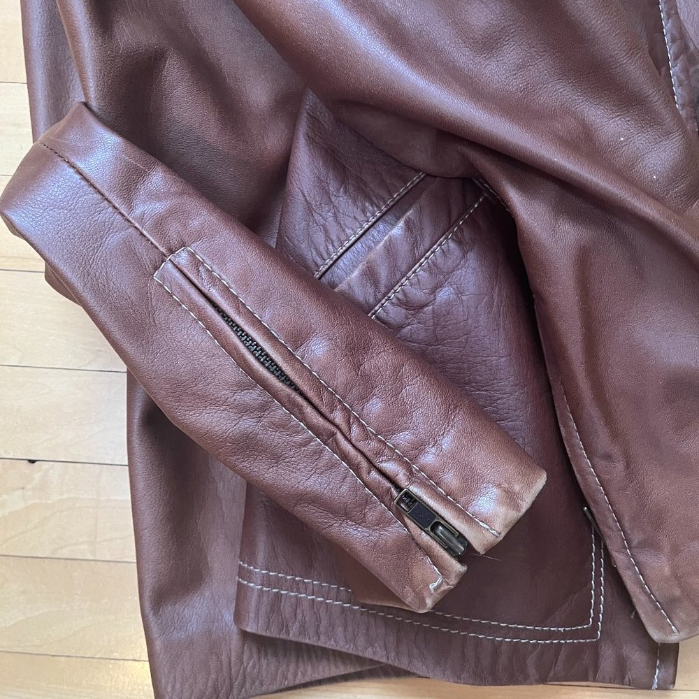 Vintage Danier Leather Jacket, Size Small Petite - Picture 6 of 9